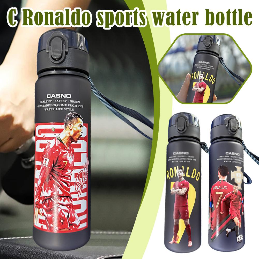 Ronaldo Sport Water Bottle with Blender Ball - BPA-Free Protein Shaker Cup B 560ml — image 3