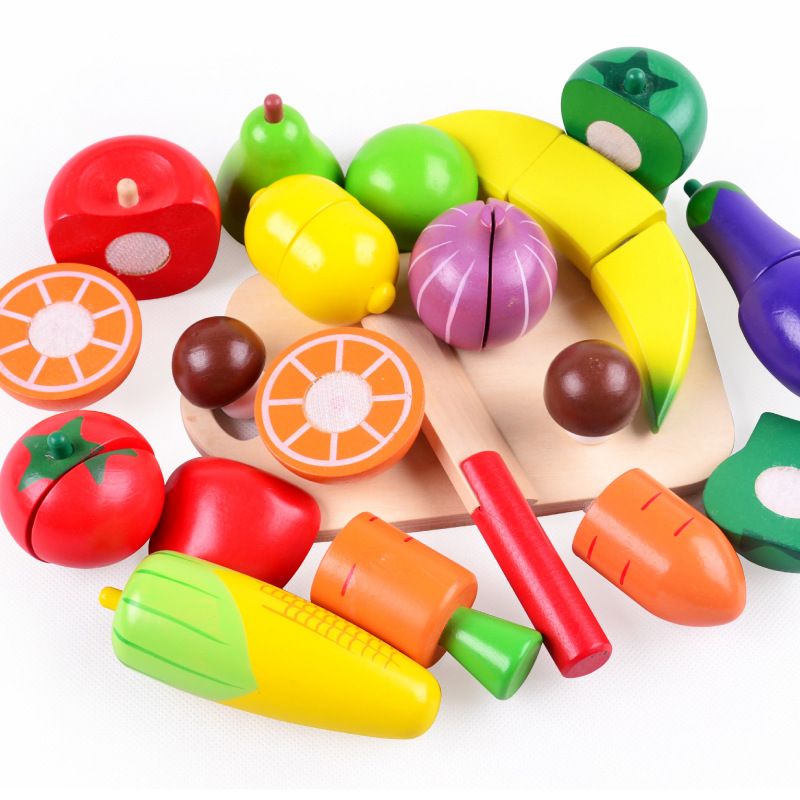 15pcs Play Food for Kids Kitchen Cutting Fruits Toys for Toddlers Pretend Vegetables Gift for Boys Girls Educational Toys โ image 4