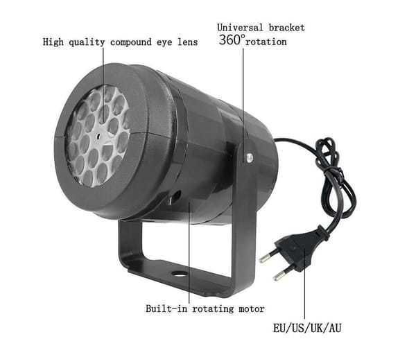 Holiday Snow Projection Lamp, Compact Decorative Night Light For Themed Party Arrangement ā image 2