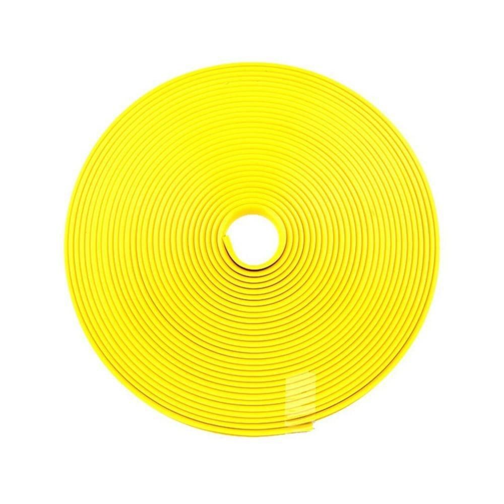 Ning zhi Rubber Car Wheel Hub Anti Scratch Strip 8m Yellow( 8m )