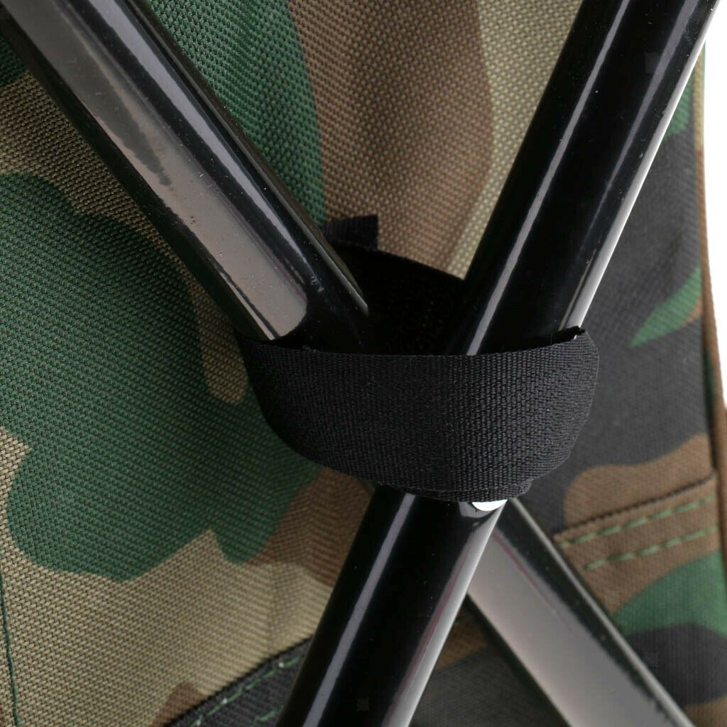 Portable Folding Backpack Chair Camping Stool Cooler Bag Rucksack Beach Fishing 150kg load comb โ image 2