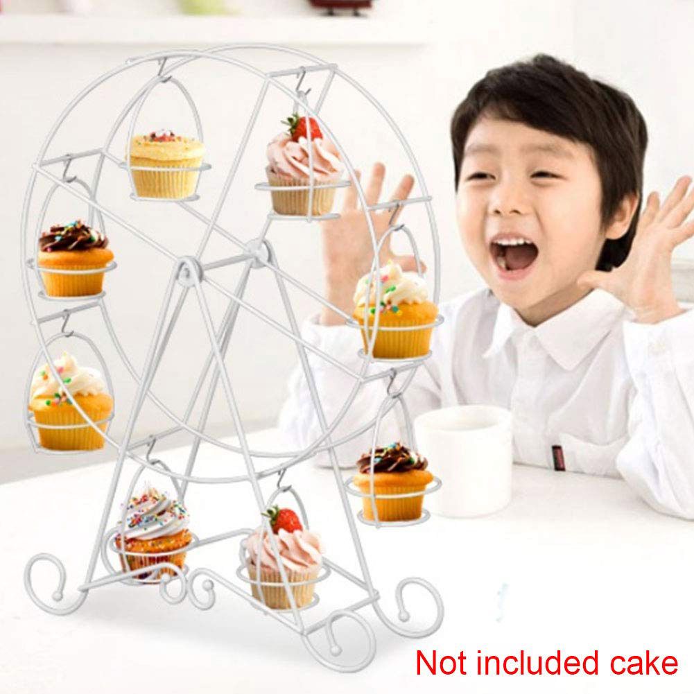 Charmed Ferris Wheel Cupcake Stand 8 Cupcakes Display Stand for Carnival and Circus Theme Party โ image 2