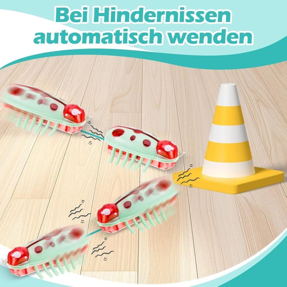 7-Piece Interactive Pet Toy for Cats and Dogs, Mini Beetle Electric Toy, Compatible with Small Pets, 4 Inches — image 3