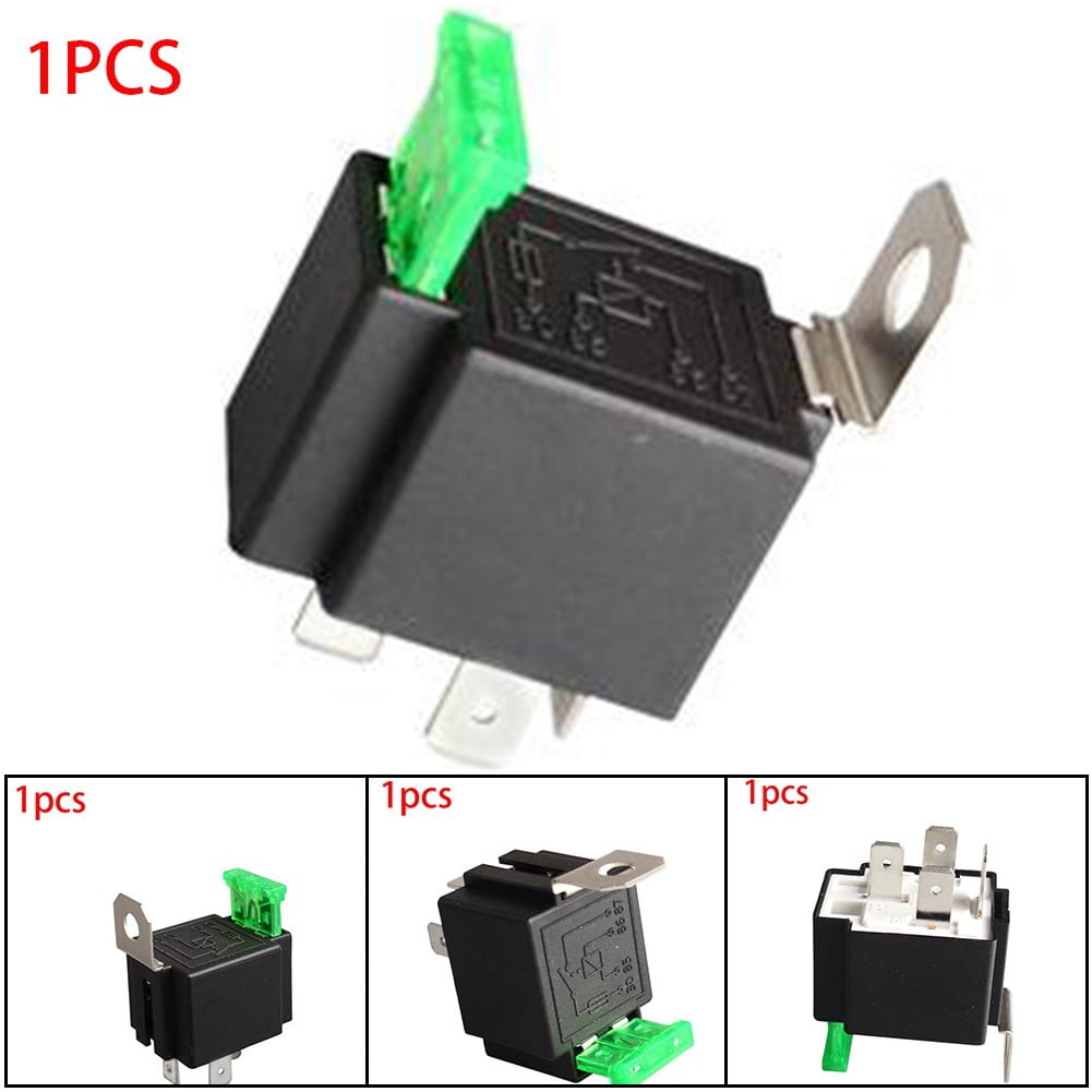 12V Relay 4Pin Automotive 30Amp 30A Normally Open Contact Fused + 30A Fuse — image 3