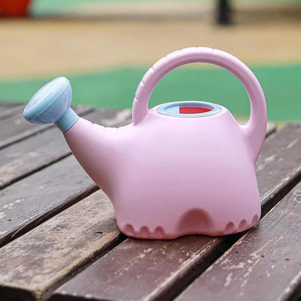 （pink）0.4Gallon Watering Can Long Spout with Detachable Shower Spray Head, Water Can for Plants, Garden, Flower - Classic — image 2