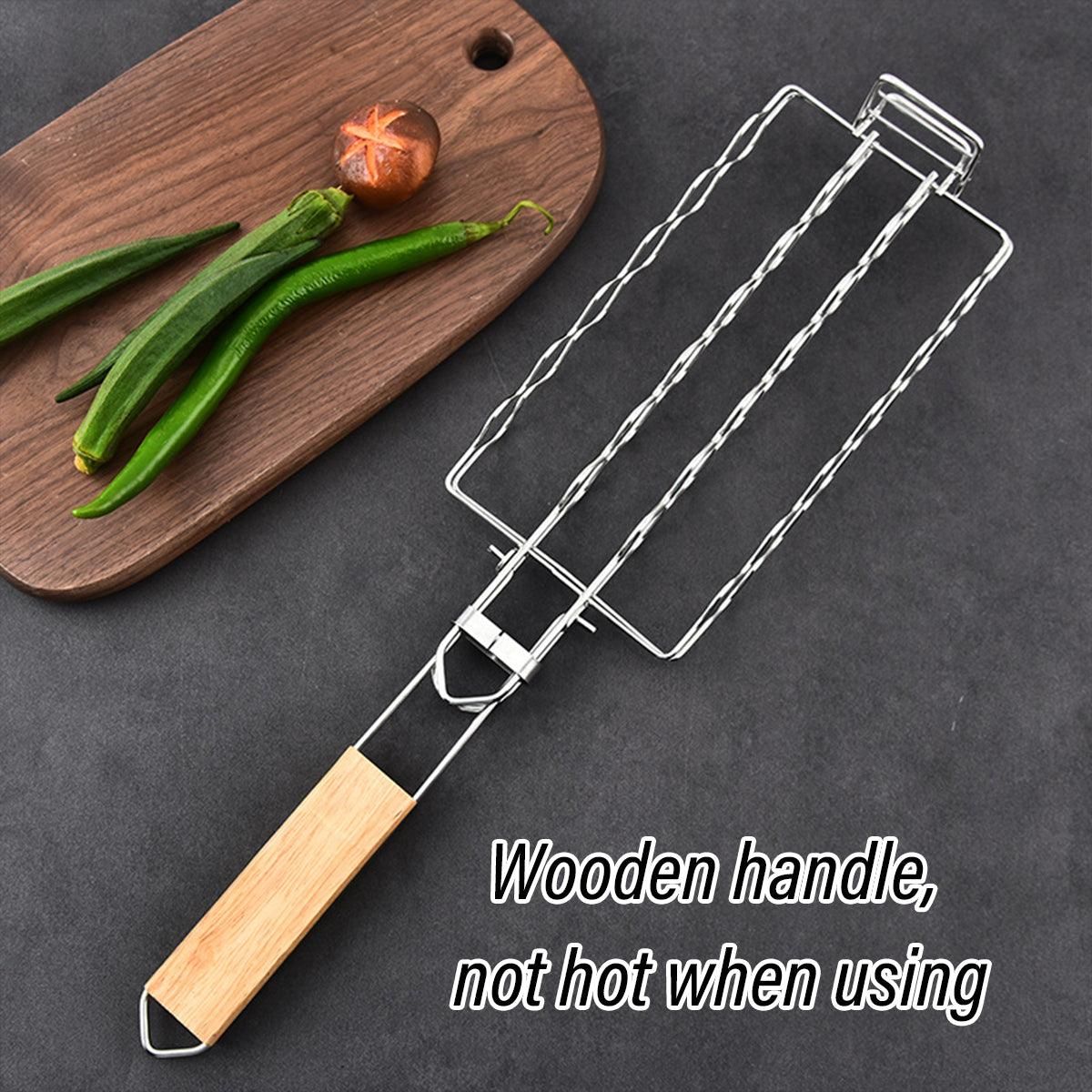Portable Sausage Grill Net BBQ Tool Hot Dog Grill Holder Cooking Basket BBQ Rack โ image 6