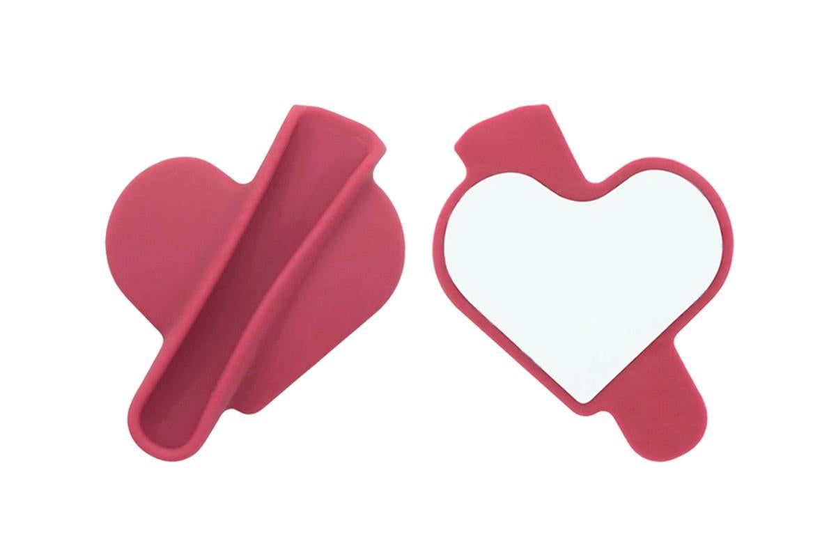 Holder for Rhode Skin Lip Lipstick Holder for Phone Case Peel and Stick Silicone Cover -Rose & Wine Red — image 4