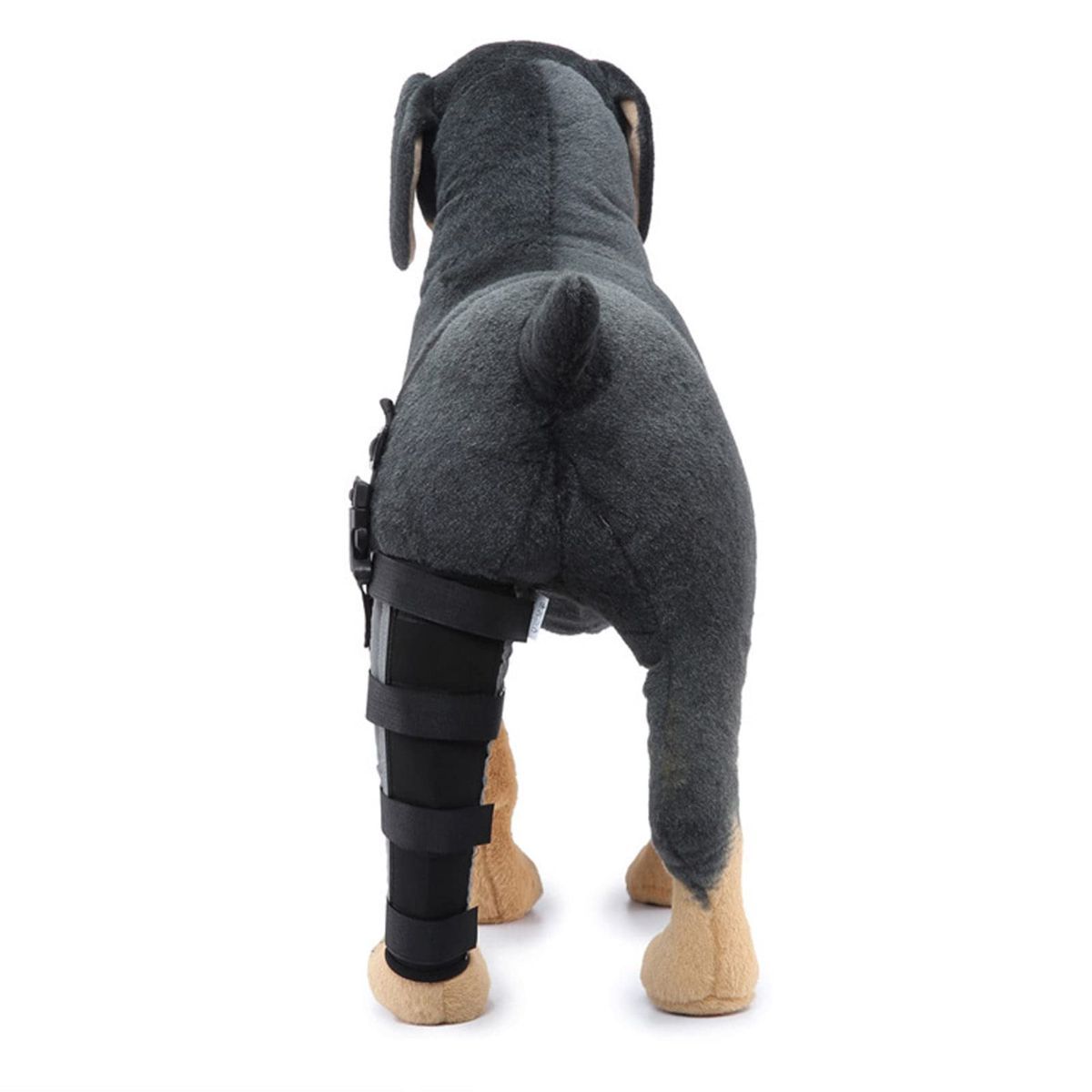 Dog Hind Left Leg Brace for Surgery Recovery, Puppy Rear Leg Protector with Stable Support, Prevents Licking Chewing Wounds, Aids Post-Op Recovery — image 5
