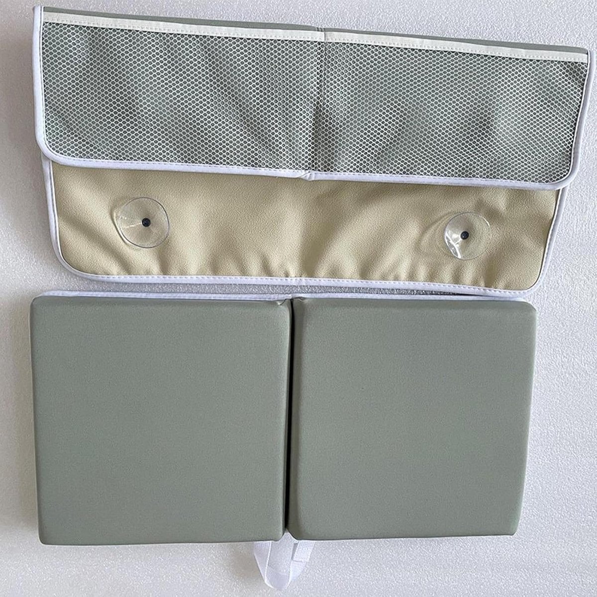 Bath Knee Cushion & Elbow Cushion Set – Thick, quick-drying, with organizer — image 5