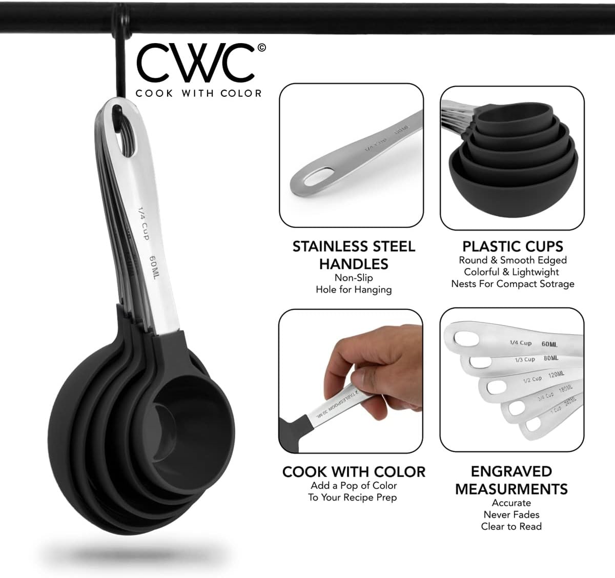 Measuring Cups Set and Measuring Spoon Set — image 6