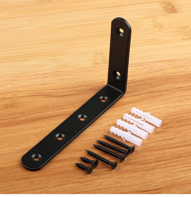 Heavy Duty Corner Brace,3 Pcs Shelf Brackets,Steel L Corner Bracket for Wood Furniture, Shelves, and Cabinets,Metal — image 5
