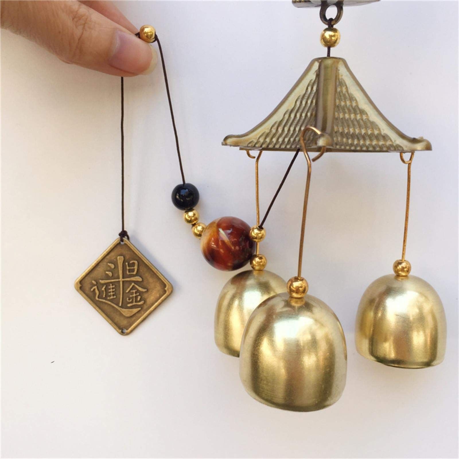Metal Copper Wind Chime Alloy Bell Feng Shui Windchimes Pendant Garden Backyard Party Hanging Decorations — image 5