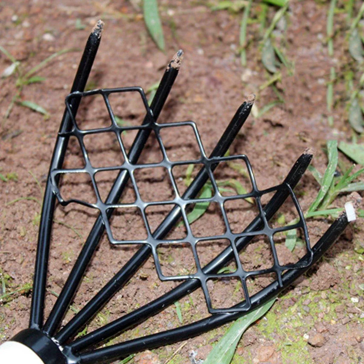 2X Clam Rake Net 5Claw Wood Handle Rake Shell Digging Tool Dig Seafood Tool โ image 6