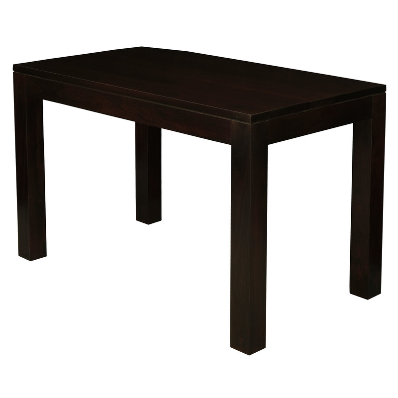 Amsterdam Solid Mahogany Timber Dining Table 120 × 70 cm (Chocolate) — image 2