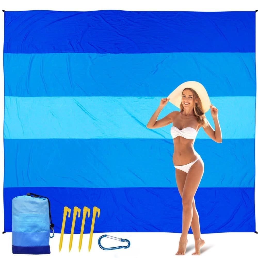 Waterproof Sand-Free Beach Blanket, 210x200 cm, Ultra-Light Portable for Beach Picnics and Camping — image 4