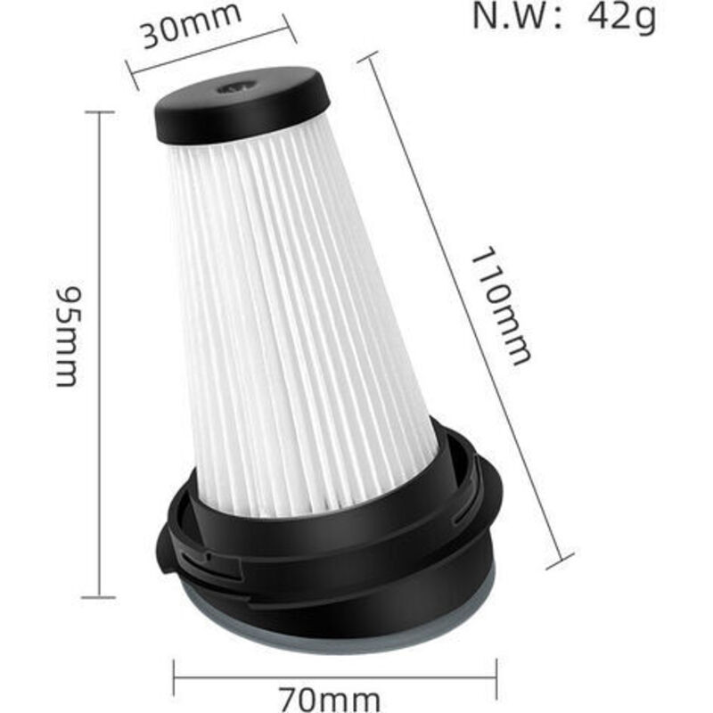 Rowenta X-Pert 3.60 RH72xxx Vacuum Cleaner Replacement Filter 4-Pack Compatible with X-Pert 160 ZR005202 — image 2