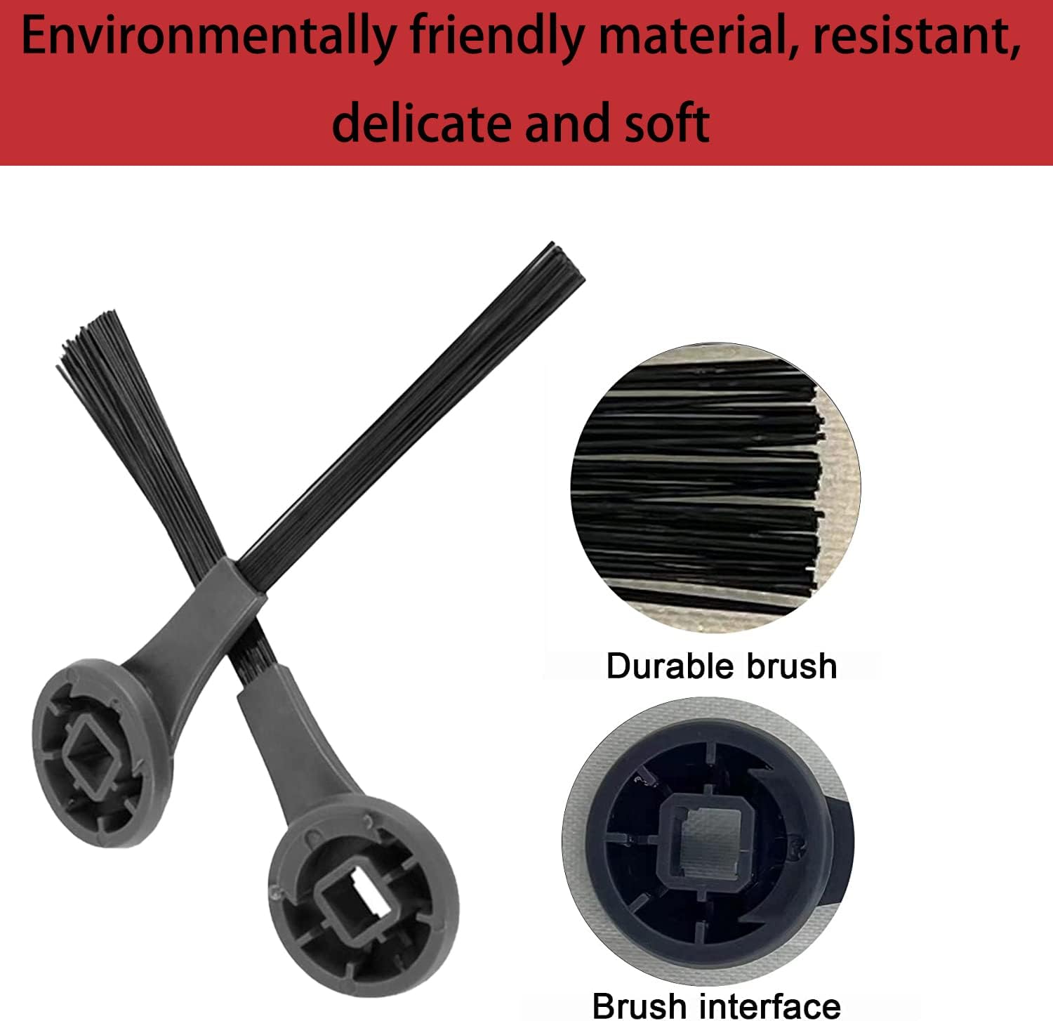 Side Brush for Shark AI AV2501S, AV2501AE, RV2502AE, RV2520AOUS, AV2510AOUS Robotic Vacuum Cleaner Replacement Parts - 4 Pack โ image 4