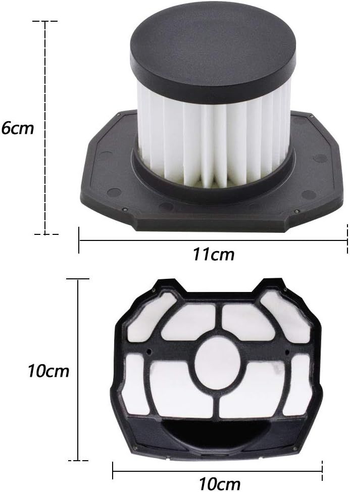4 Pack ilter Replacement or Ryobi P718 313282002 18 Volt Strut Stick Vacuum Cleaner - it or P718K P7181 Part 313282001 A32SV02 Replacement ilter - ilter — image 3