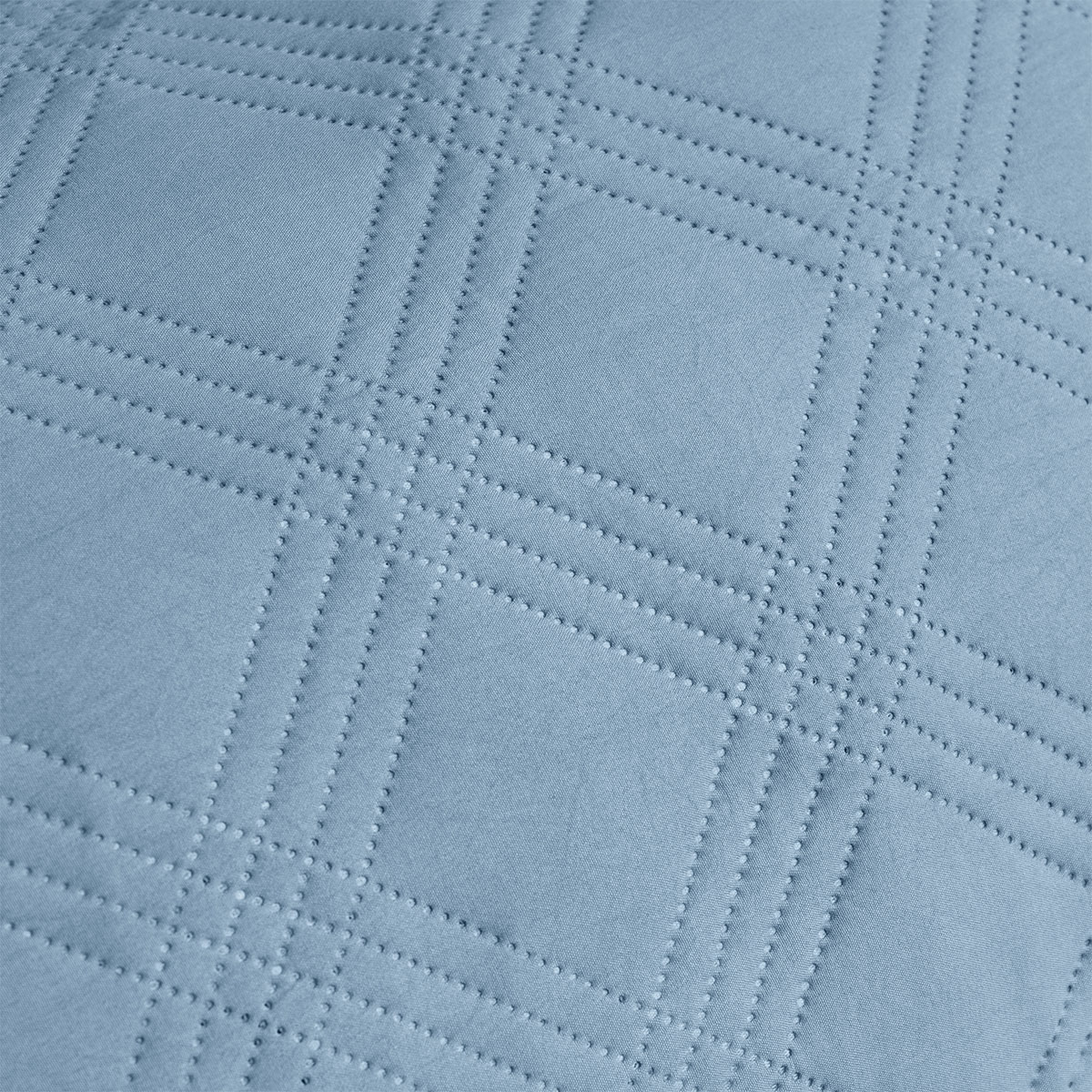 Ardor Carter Mineral Blue Embossed Vintage Washed Geometric Quilt Cover Set King โ image 4