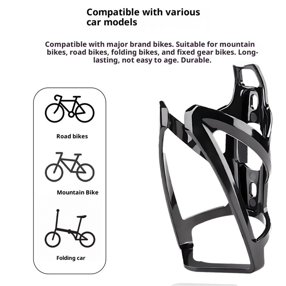 Universal Bicycle Bottle Cage - Durable Cup Holder Rack for Road water bottle cage, Easy Installation (black) — image 5