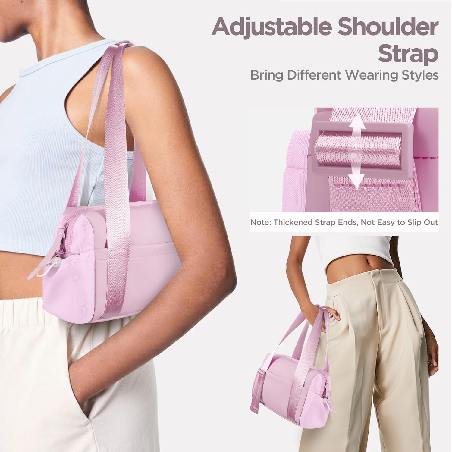 Mini Gym Bag for Women Girls Small Gym Tote Bag with Wet Compartment Waterproof Travel Duffle Bag Cute Workout Sport Bag — image 3