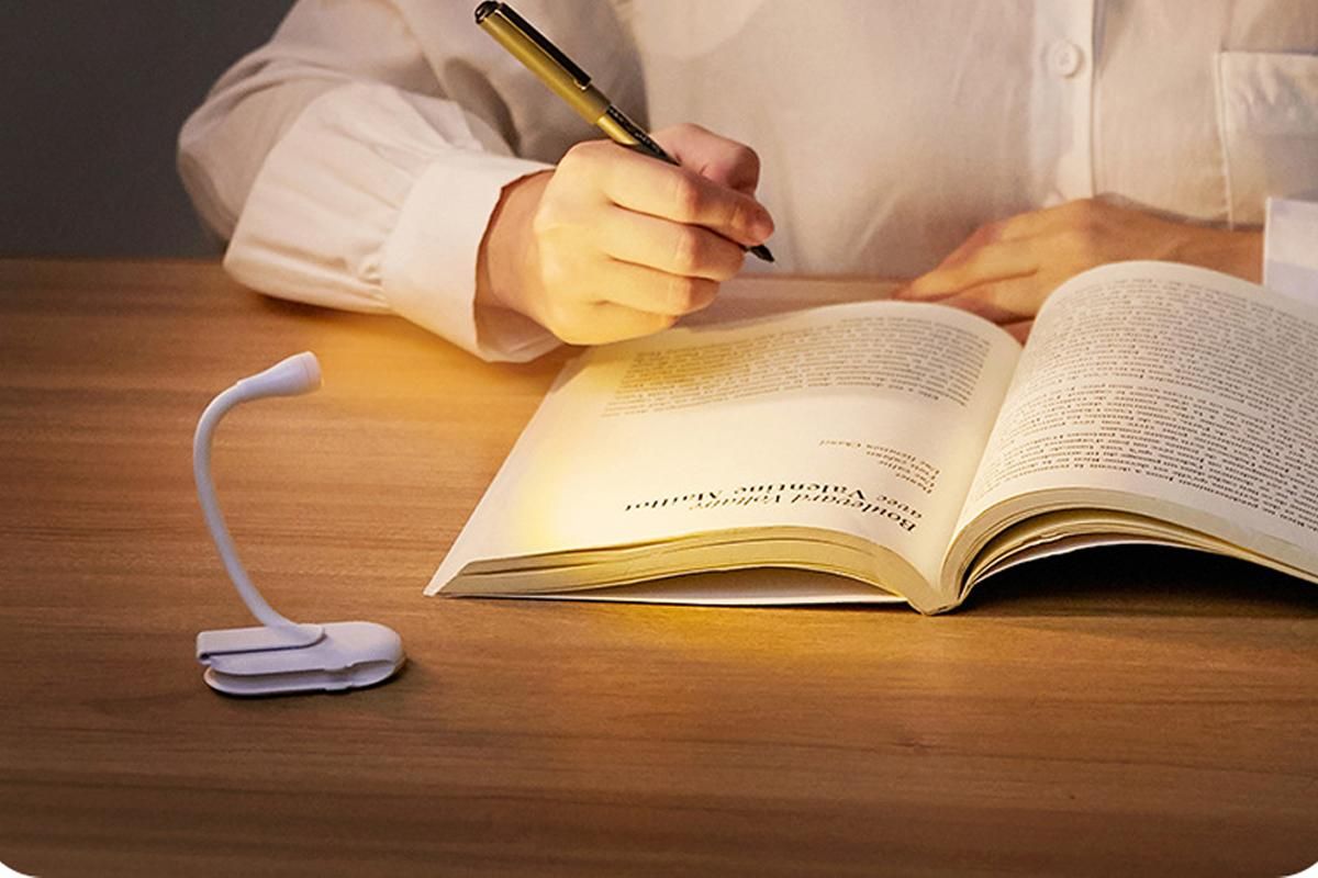 LED Rechargeable Reading Light Mini Clip Book Light β image 6