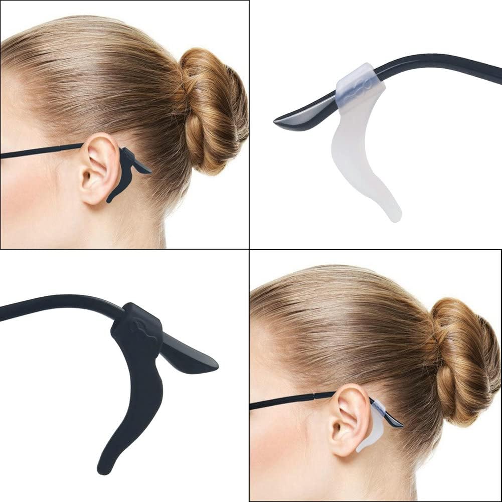 20Pairs Glasses Anti-slip Silicone Ear Clip, Glasses Holder With Storage Box, Safety Eyewear Retainers, Eyeglass Ear Grips for Sports Glass Sunglasses Reading — image 3
