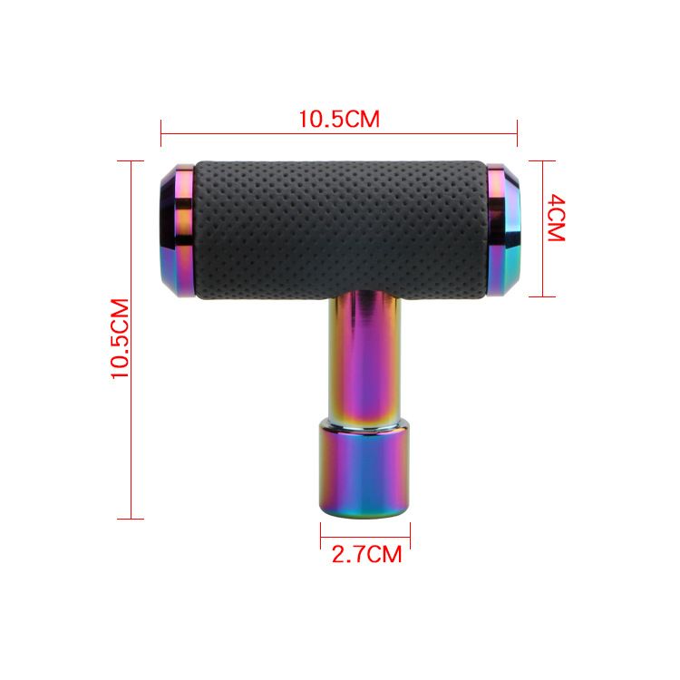 Gear Handle Aluminium Alloy Gear Shift Knob Aircraft Joystick Shift Lever Handle Fit for Manual Car Modification Accessories