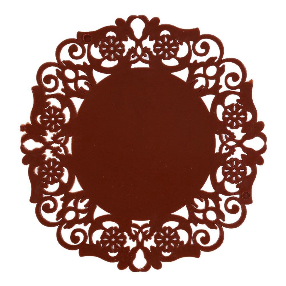 Silicone Lace Flower Coaster Tea Cup Bowl Glass Pad Mat Cushion Placemat Nonslip Coffee โ image 3