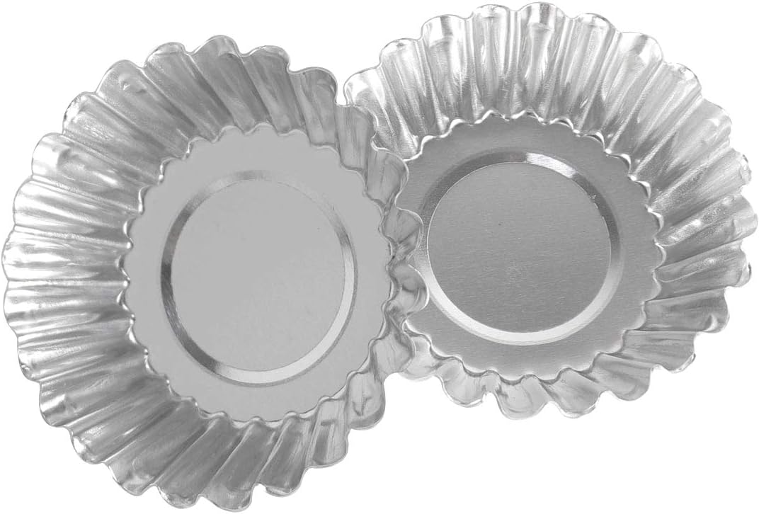 Cake Molds for Baking Bundle, 6 Inch Angel Food Cake Pan & 20pcs Egg Tart Molds — image 3