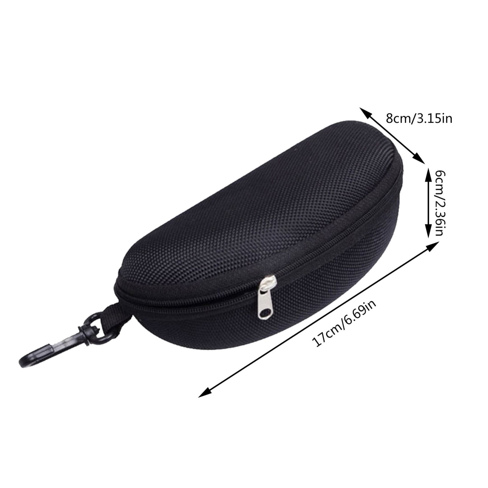 1 Piece Eyeglass Sunglasses Cases,Sunglasses Case,Portable Travel Zipper Eyeglasses Frame,Glasses Case Hook For Mens And Womens,Portable, Hot Pink โ image 5