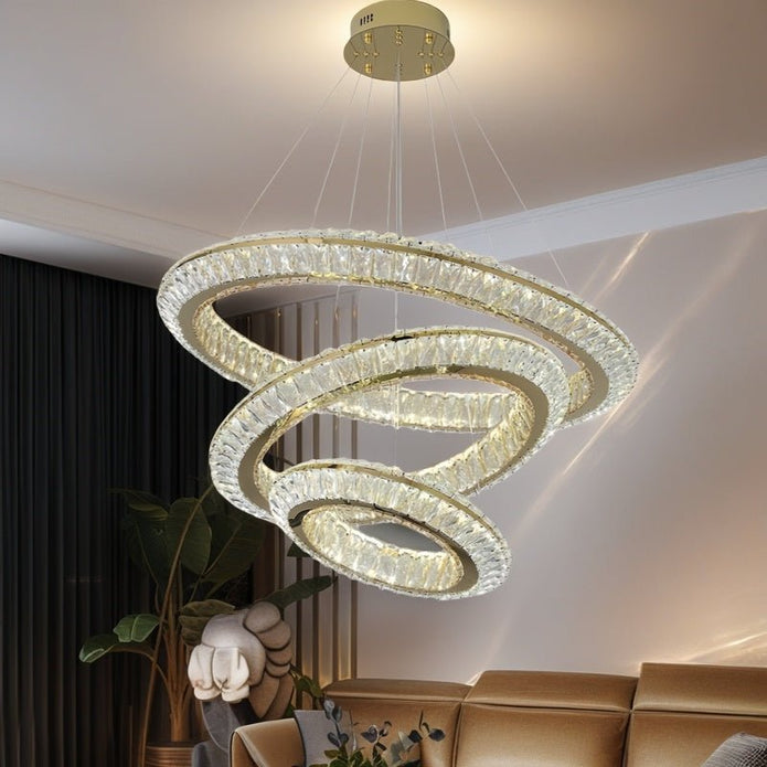 BAMDECOR C3312/3 Crystal Chandelier Living Room Chandelier Crystal Chandelier Room Dining Room lamp New Bedroom Lamps Lighting Villa Light Luxury Post — image 3