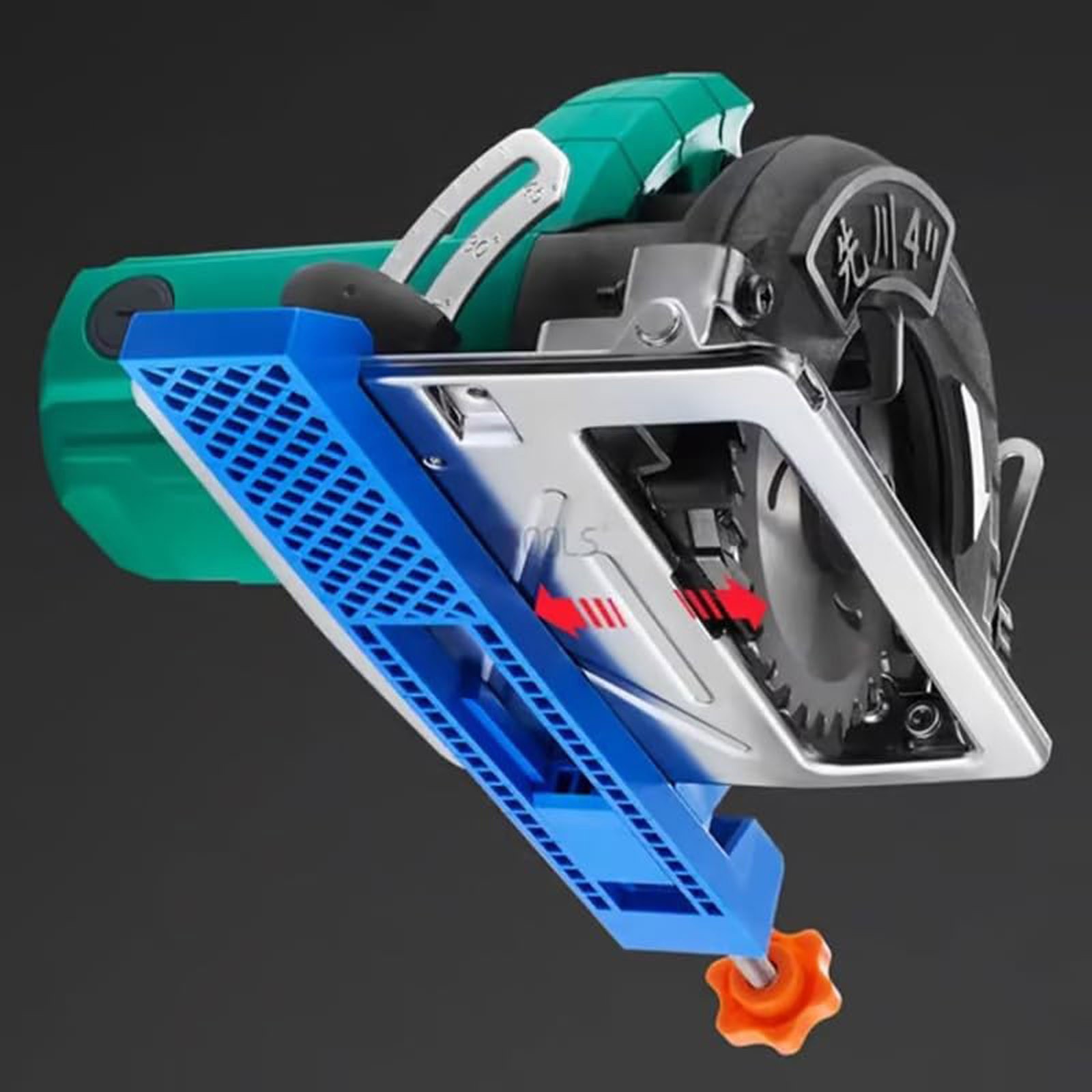 Adjustable Cutting Machine Base Guide, Electric Circular Saw Milling Positioning Clamp, Precision Wood Cutting Guide Cutting Machine Base Guide for Cutting and — image 4