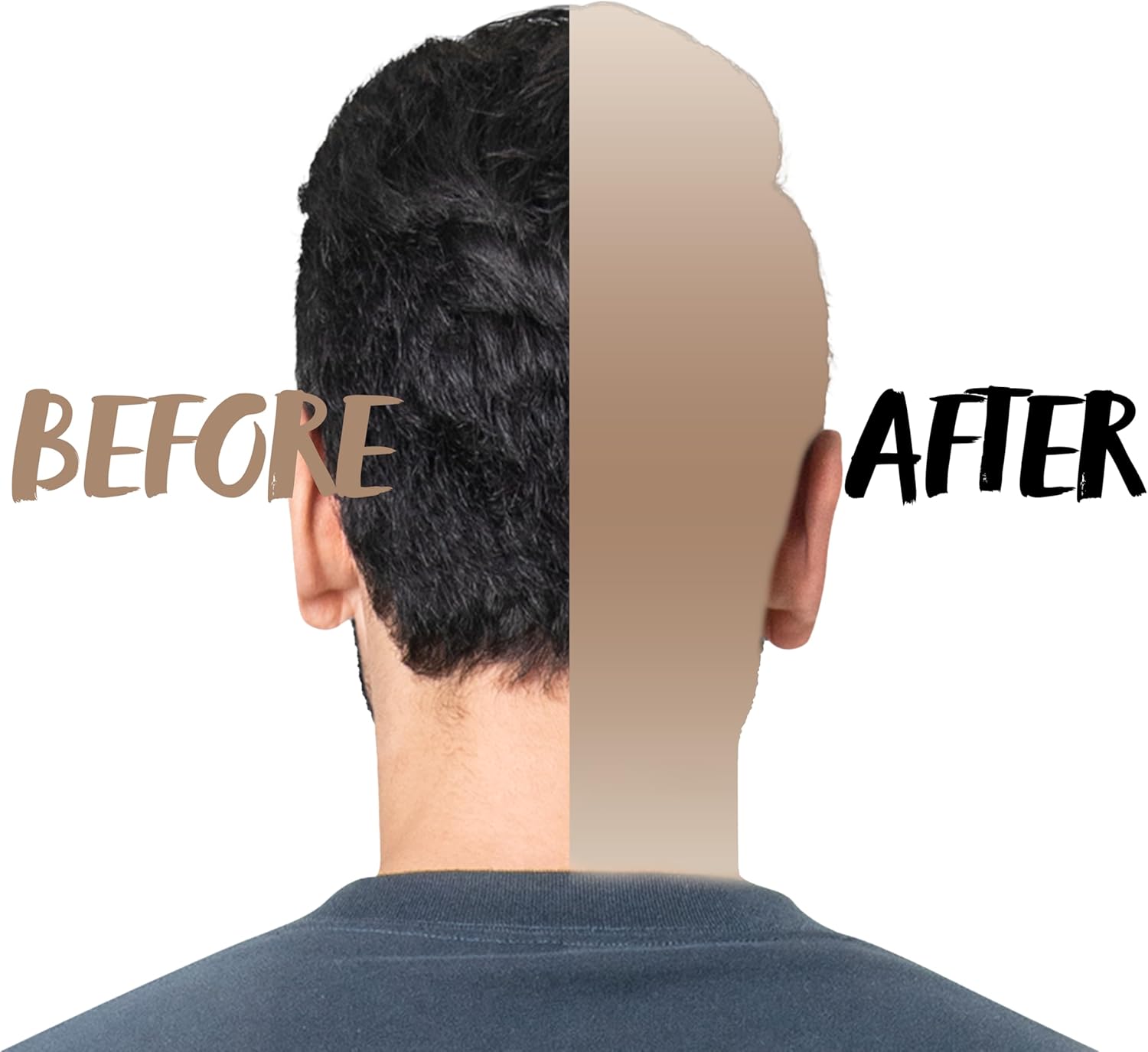 Halloween Bald Wig Latex Bald Wig For Men Women Halloween Costumes, Bald Wig Hat For Adults Costume Halloween Makeup Costume Accessories — image 3