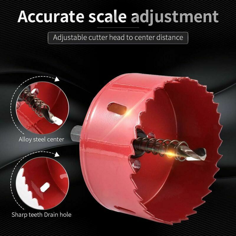 Bi Wood, Hose Drywall, Plastic Aluminum, Fiberboard of Metal Hole Saw for Iron, 85mm โ image 4