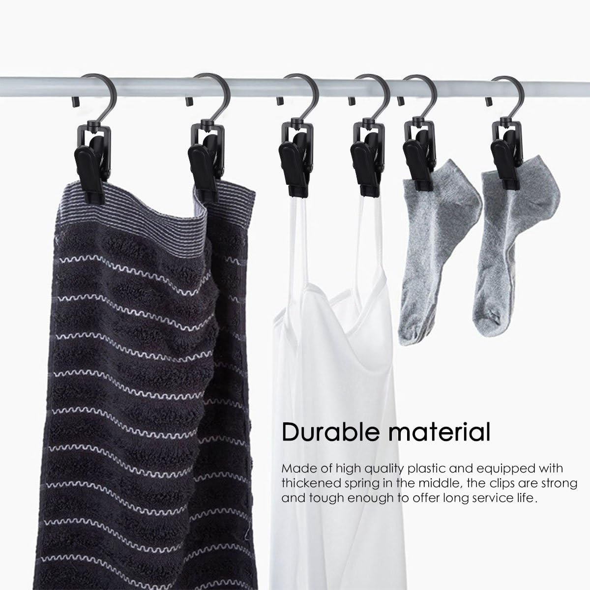 20 Towel clips - Dishcloth hooks - Towel Clips - Buckles - Hooks - Clothes clips - Laundry clips - Clothes clips - Trouser hangers - Boot clips - Sock clips