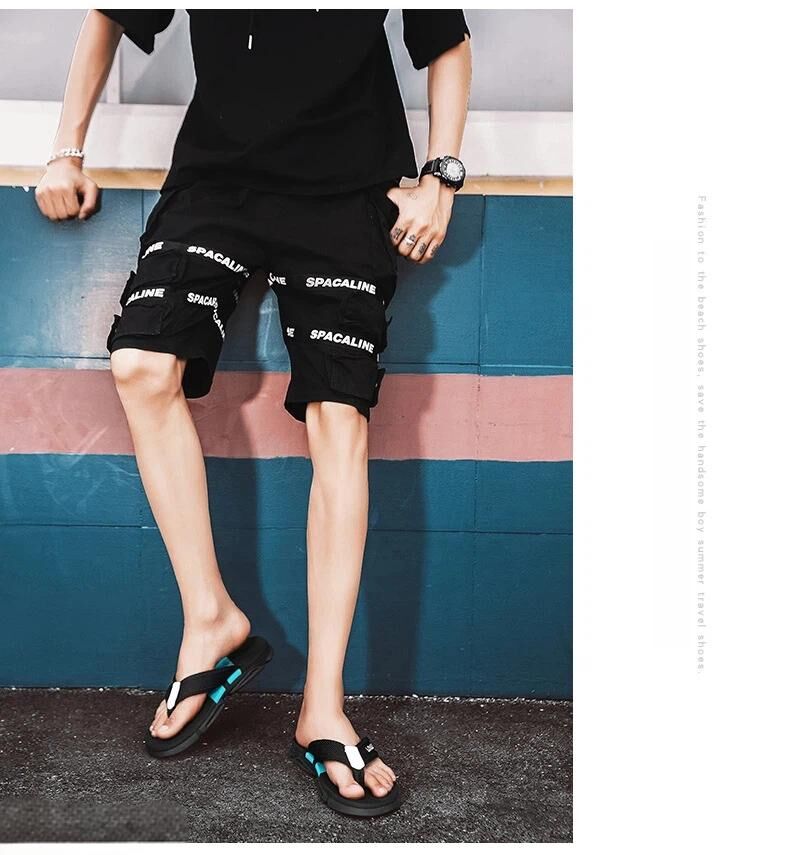 Men's Flip Flops: 4 Colors, EVA-PVC Blend, Comfort & Style for Summer Beach & Daily Wear(Black-green-40) โ image 4
