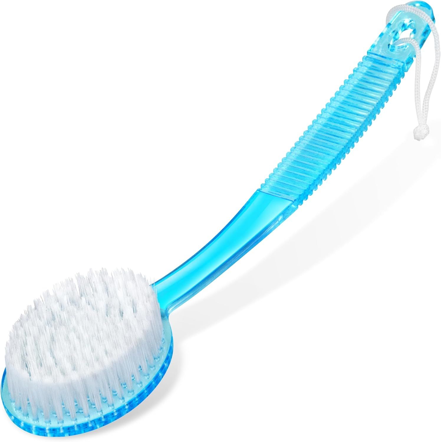 (Random Color, 1 Pack) Bath Brush with Bristles, Long Handle for Exfoliating Back, Body, and Feet, Bath and Shower Scrubber โ image 2