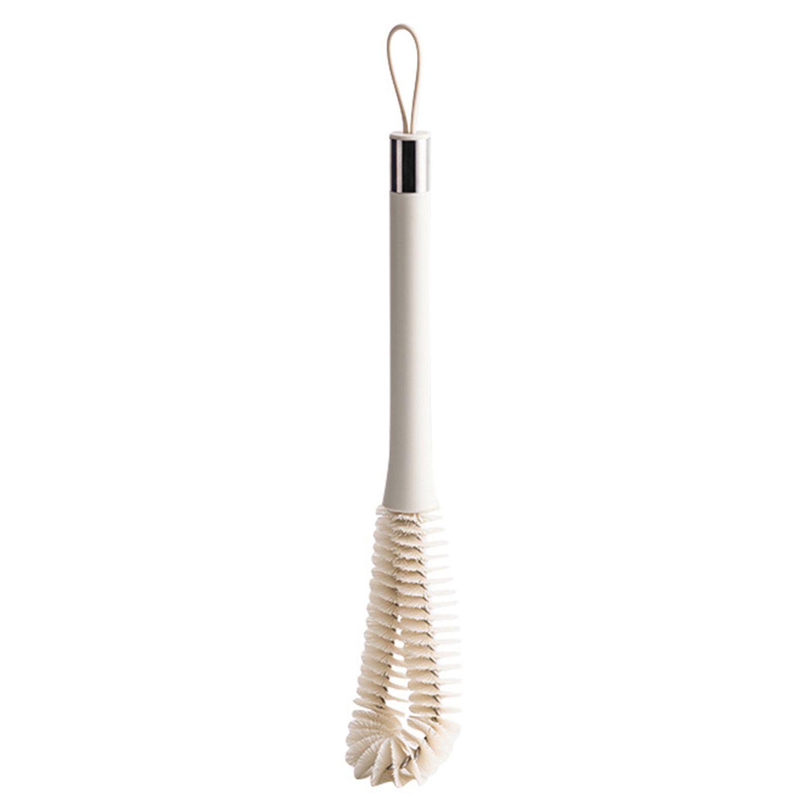 Cup Brush Bottle Cleaner Brush Dish Scrub Brush With Long Handle Deep Cleaning Handle Brush Grey