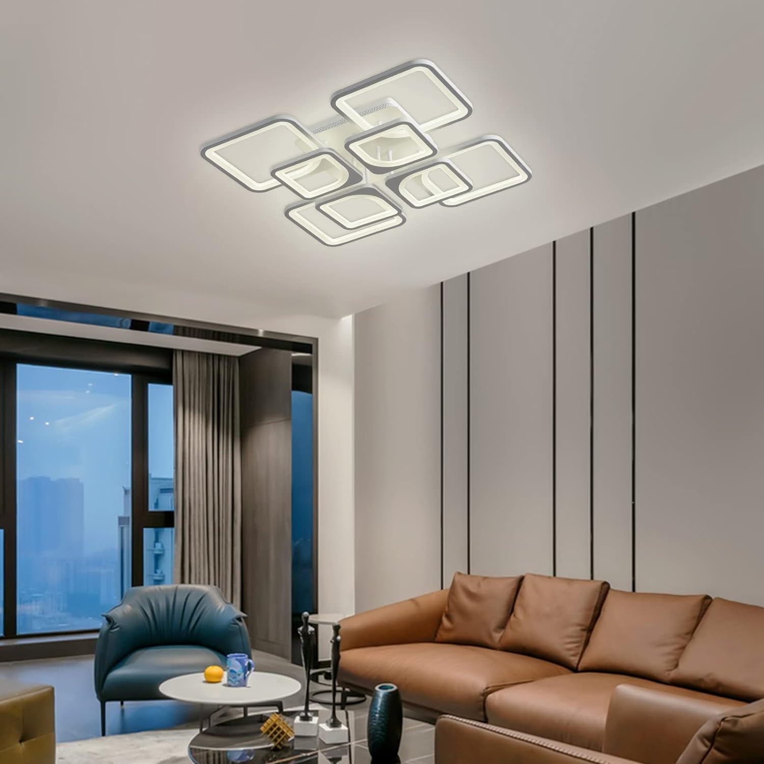 Modern LED Ceiling Light Dimmable with Remote Control โ image 3