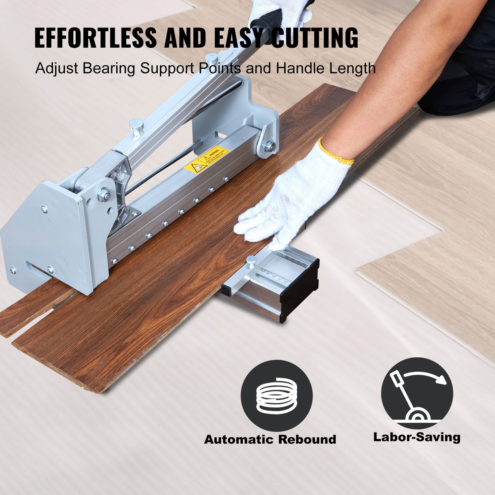 Floor Cutter 330mm, Cuts Vinyl Plank, Laminate, Engineered Hardwood, Siding, 12mm Cutting Depth Effortless And Easy Cutting, Vinyl Plank Cutter for โ image 2