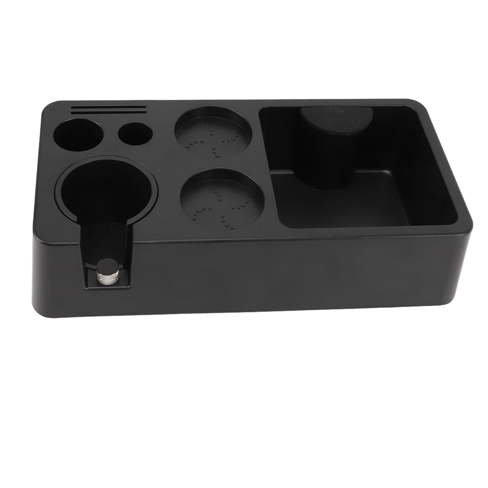 Coffee Tamping Station ABS Modern Multifunctional Coffee Filter Tamper Holder Portafilter Stand for Home Kitchen Cafe Bar Black โ image 5