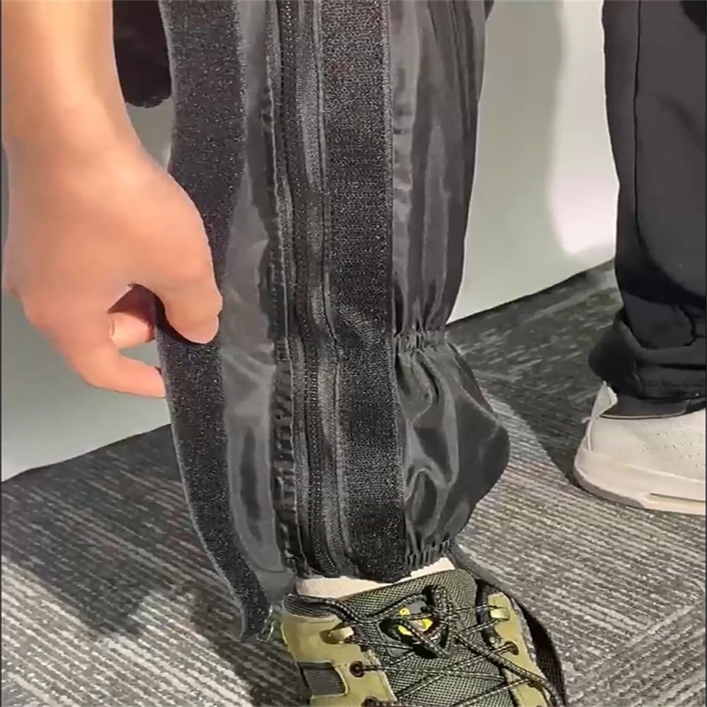 Waterproof Gaiters for Outdoor & Hiking - Protect Legs from Snow Mud & Branches - 600D Ripstop Fabric Adjustable Pair — image 4