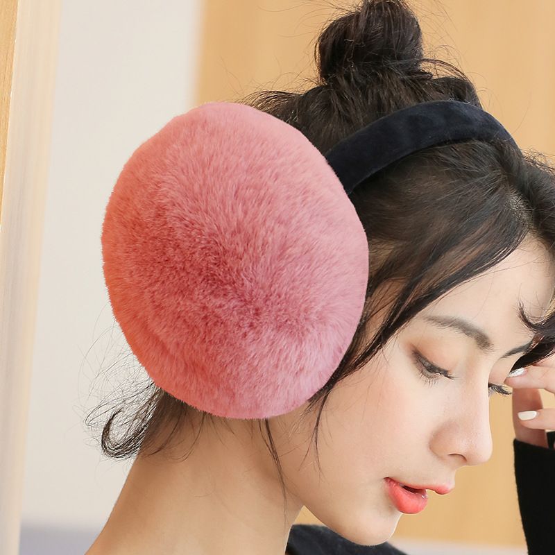 Cute Animal Earmuffs Winter Warm Outdoor Ear Covers Headband Fur Earwarmer Windproof Winter Ear Warmer （4pcs） — image 3