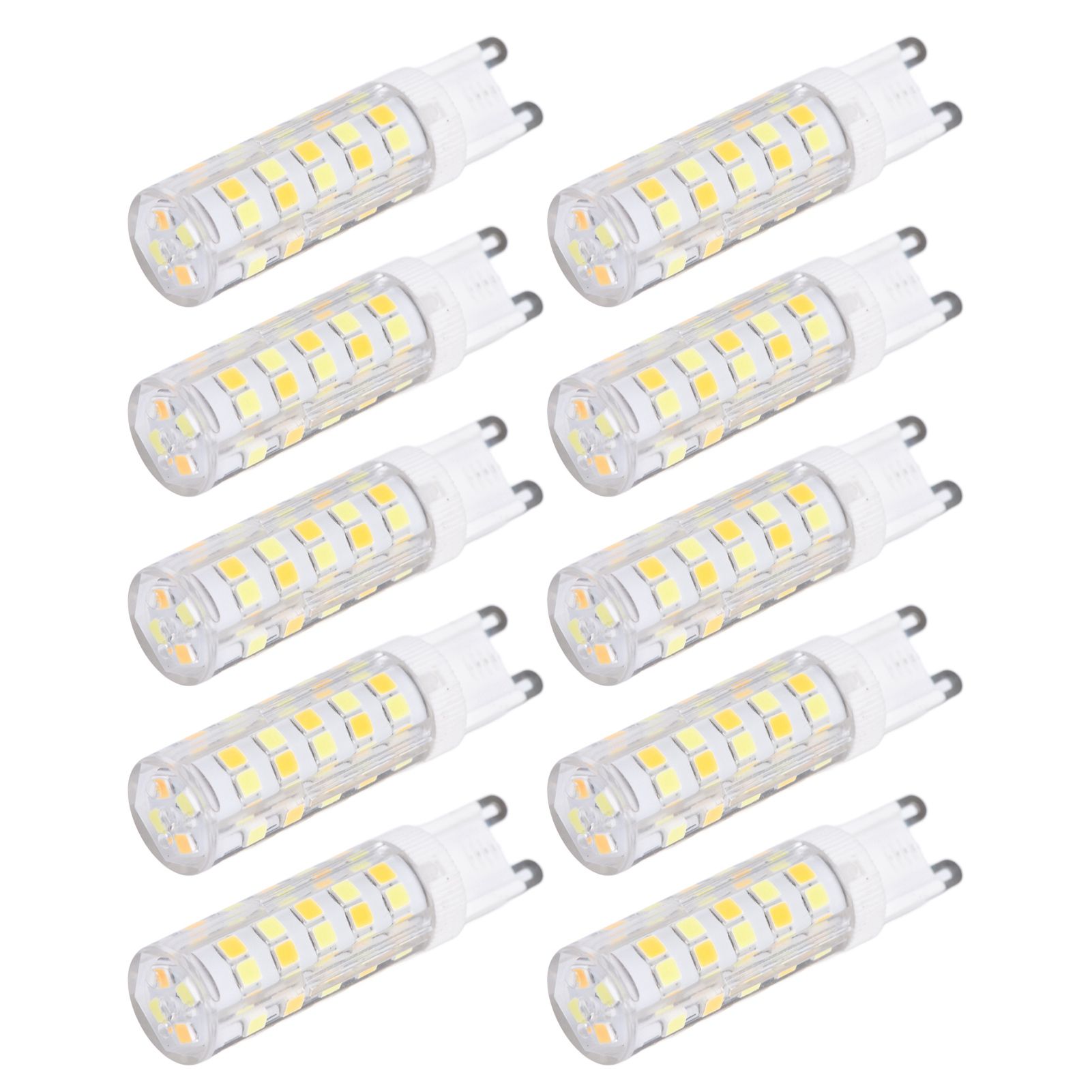 10PCS G9 220V LED Lamp Dimmable Ceramic LED Bulb Replace Halogen Lamp for ChandelierG9 7W 64LED โ image 6
