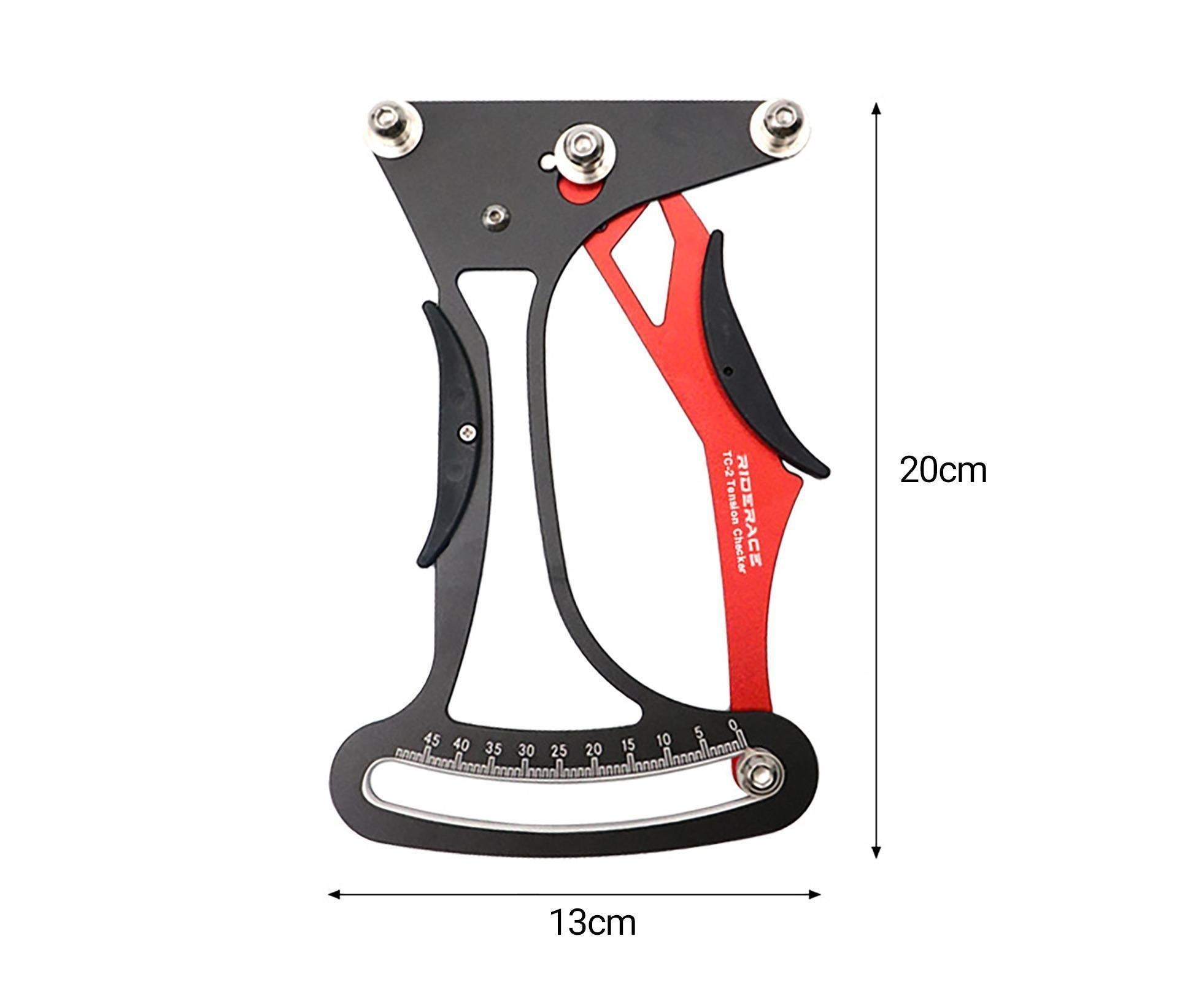Professional Wheel Spoke Meter Precise Calibration Labor-Saving CNC Process Aluminum Alloy Spoke Tension Meter Cycling Supplies - Black โ image 2