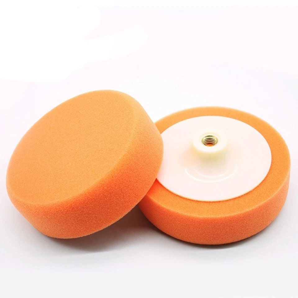4PC 7" 180mm Car Polisher Foam Sponge Wheel Buffing Pad Polishing Replacing Pad M14 — image 4
