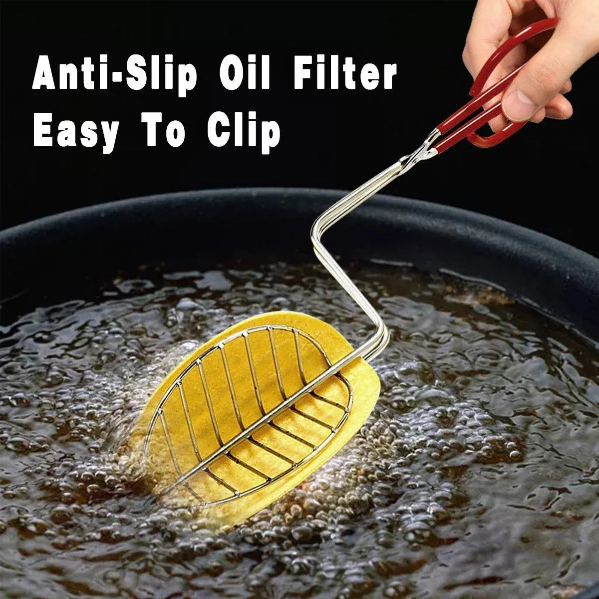 Stainless Steel Taco Clip Tortilla Pancake Deep Fried Chips Cooking Kitchen Tool โ image 5
