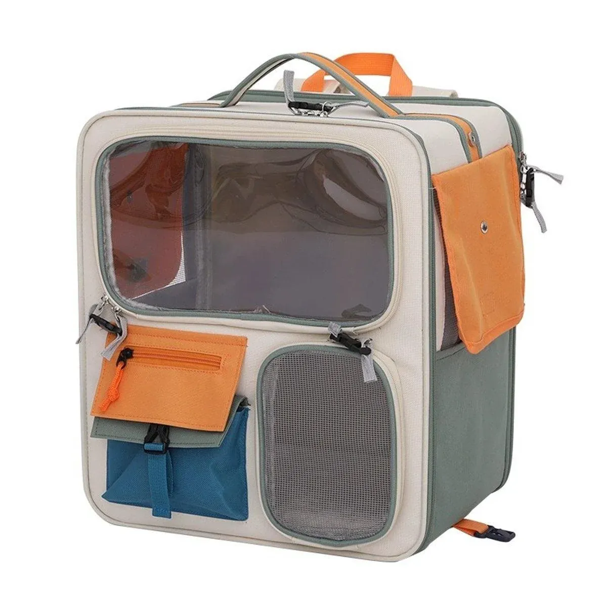 Large Capacity Pet Backpack for Cats Dogs Travel Carrier Ideal for Outdoor Use — image 2