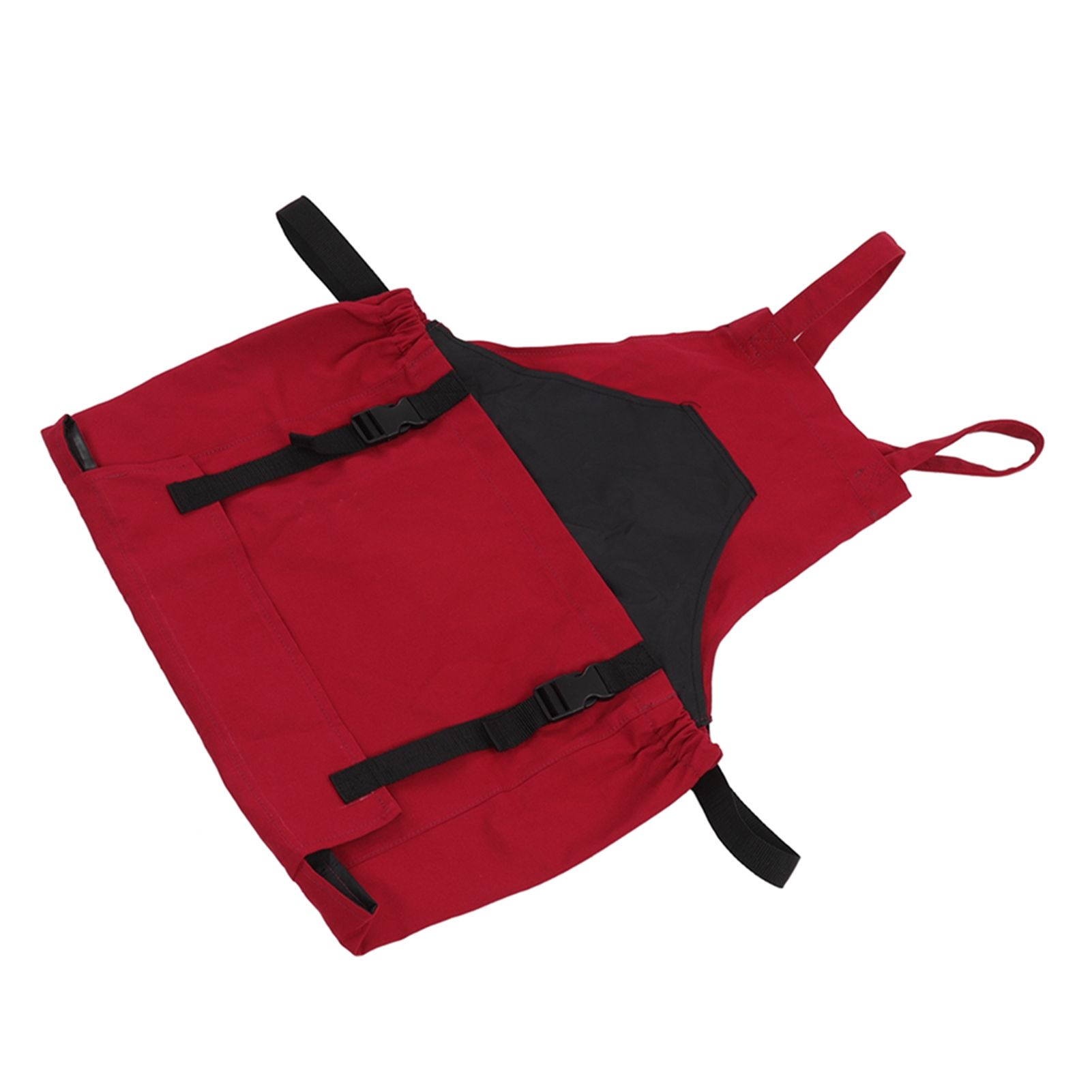 Gardening Apron Dark Red 210D PVC Waterproof Fabric Regulable Straps Lightweight Durable Outdoor Apron โ image 2